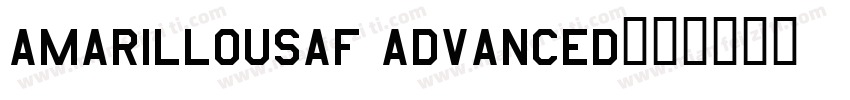 AmarilloUSAF advanced字体转换